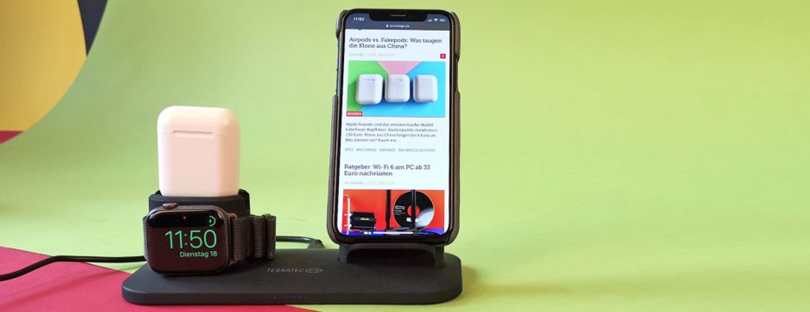 Ladedocks für iPhone, Apple Watch und Airpods
