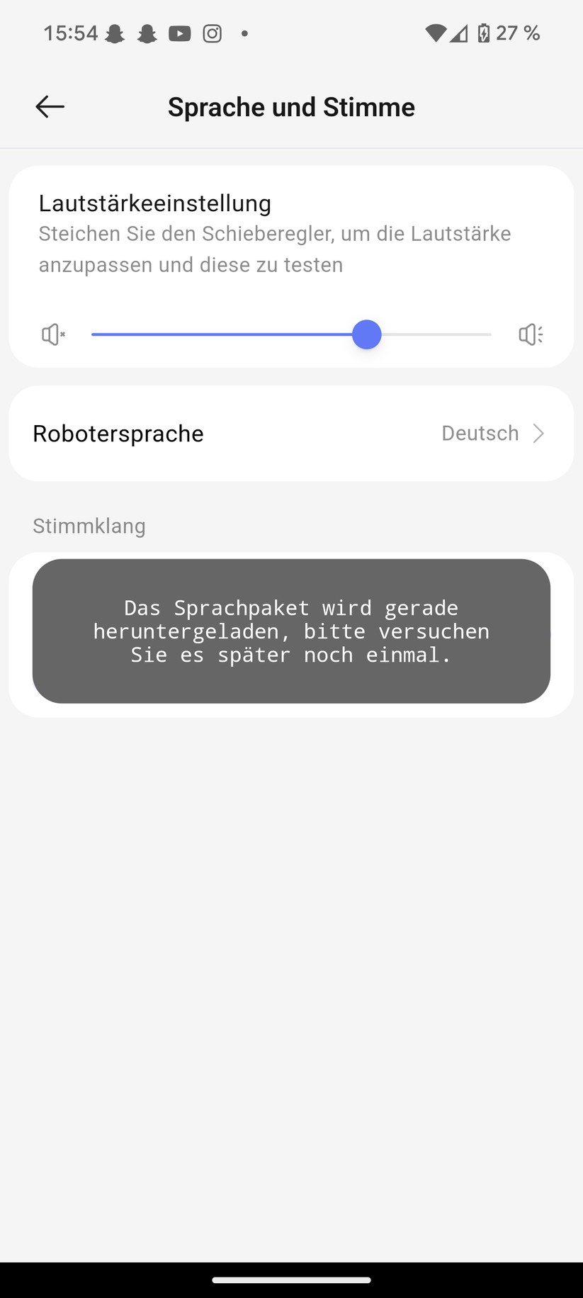 Narwal Freo Z10 Ultra – App