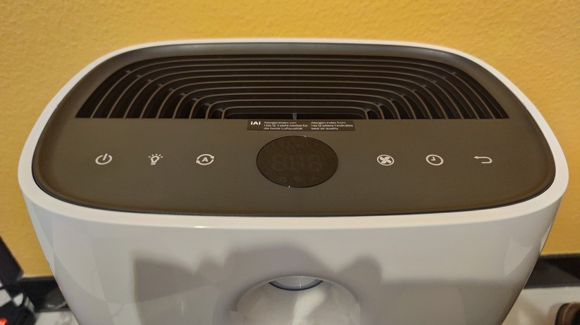 Philips AC2889/10: Bei der Einstellungen "Schalfen" schalten sich sämtliche beleuchten Element ab und die Lüfterdrehzal wird begrenzt: Angenehme Nachruhe. 