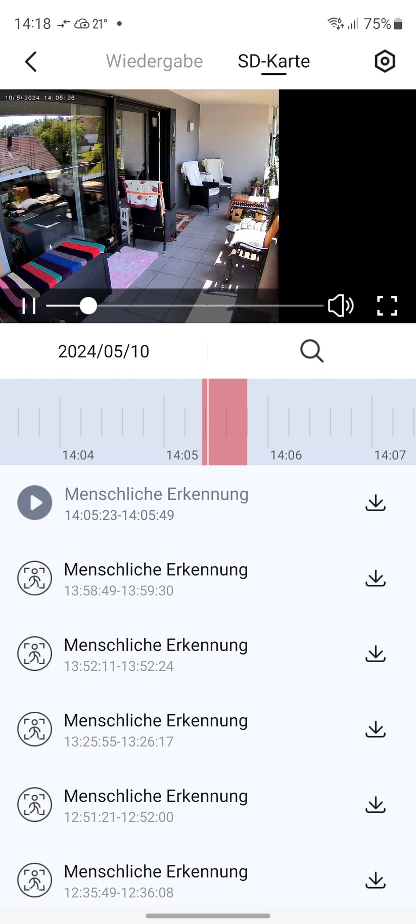 Foscam B4: Einstellungen