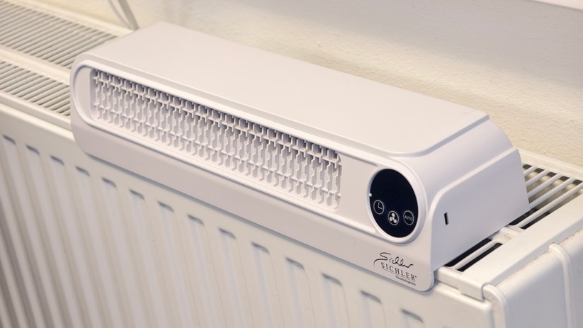 Sichler Akku-Heizkörperventilator mit Querstromlüfter