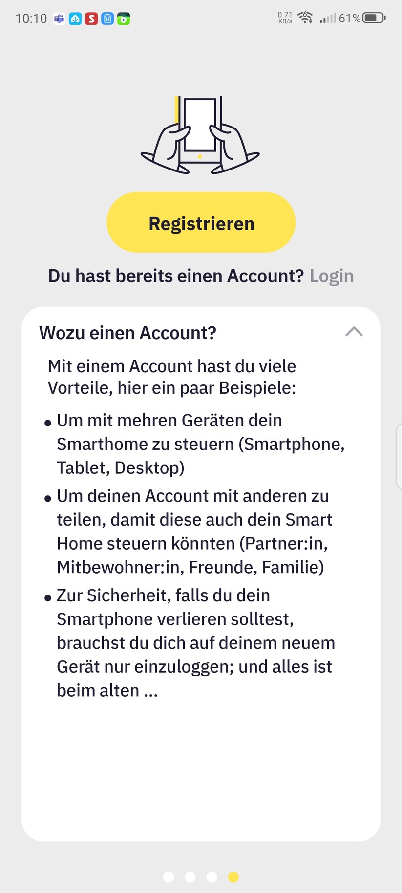 Klyqa Air Klyna S: App