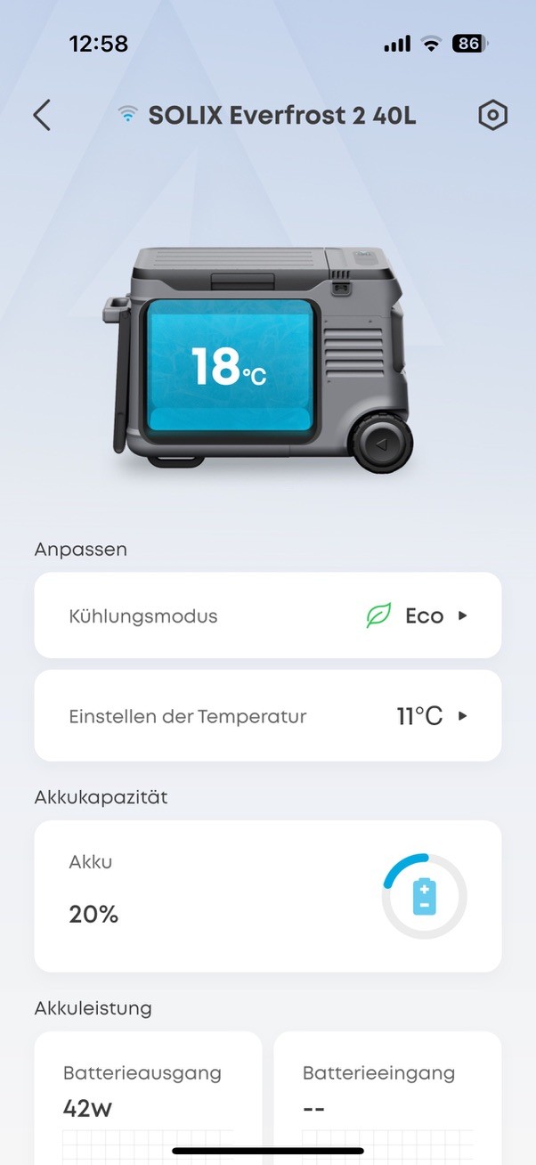 Anker Solix Everfrost 2 - Bilder App 