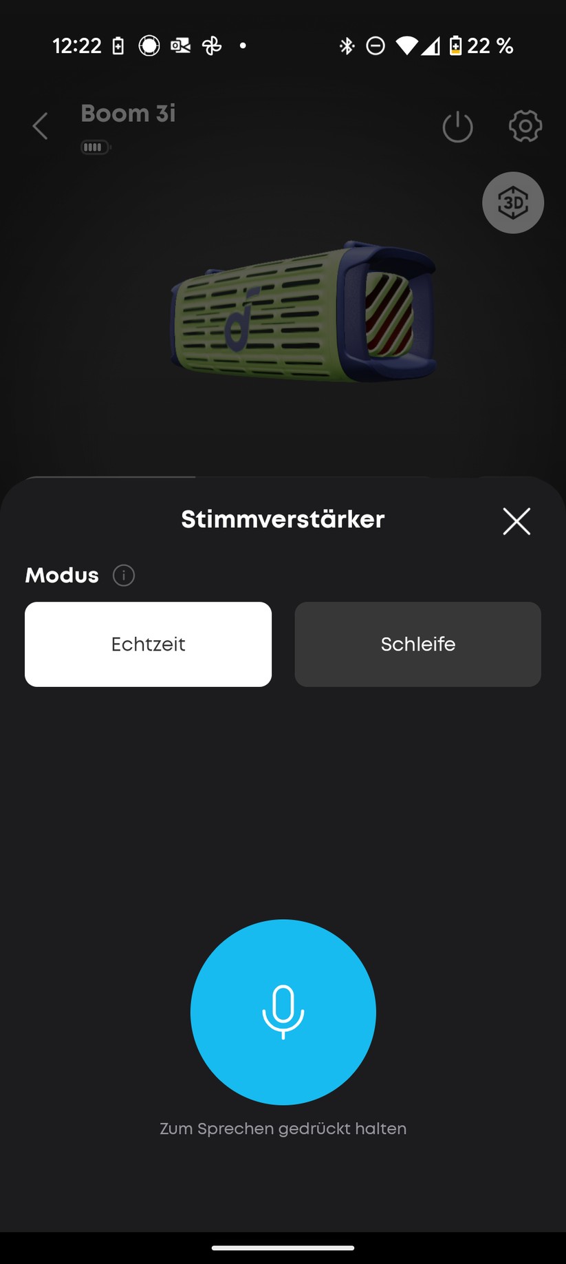 Soundcore Boom 3i Screenshot