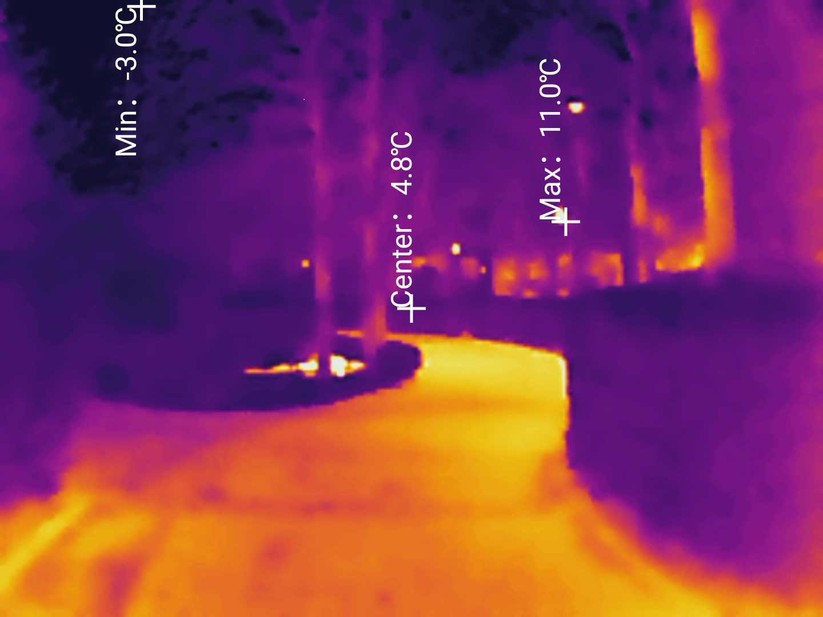 AGM Glory G1S - Wärmebildaufnahme 