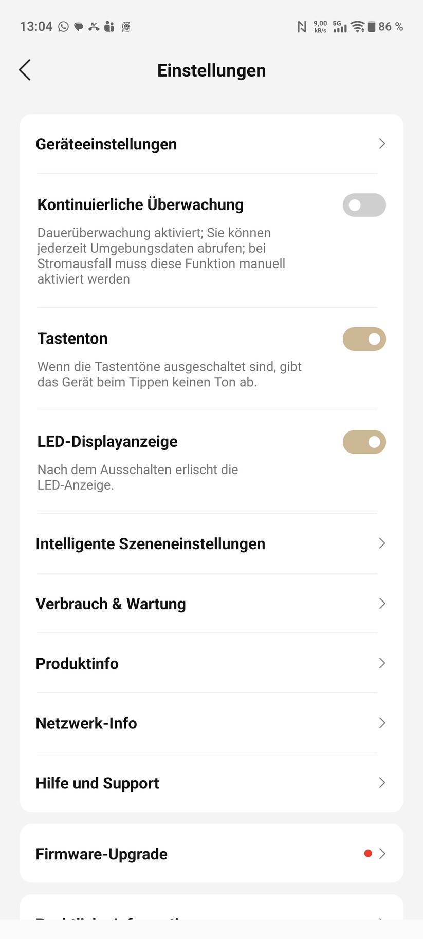 Dreame MF10 Screenshot