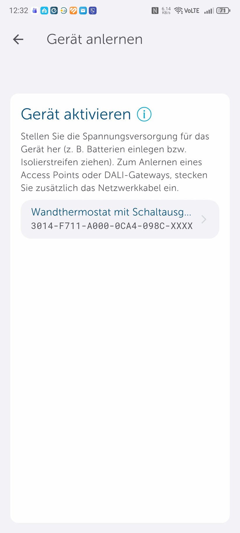 Homematic IP BWTH: Set-up mit App