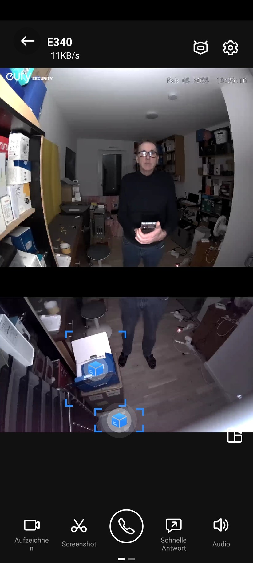 Eufy Video Doorbell E340: Nachtsicht