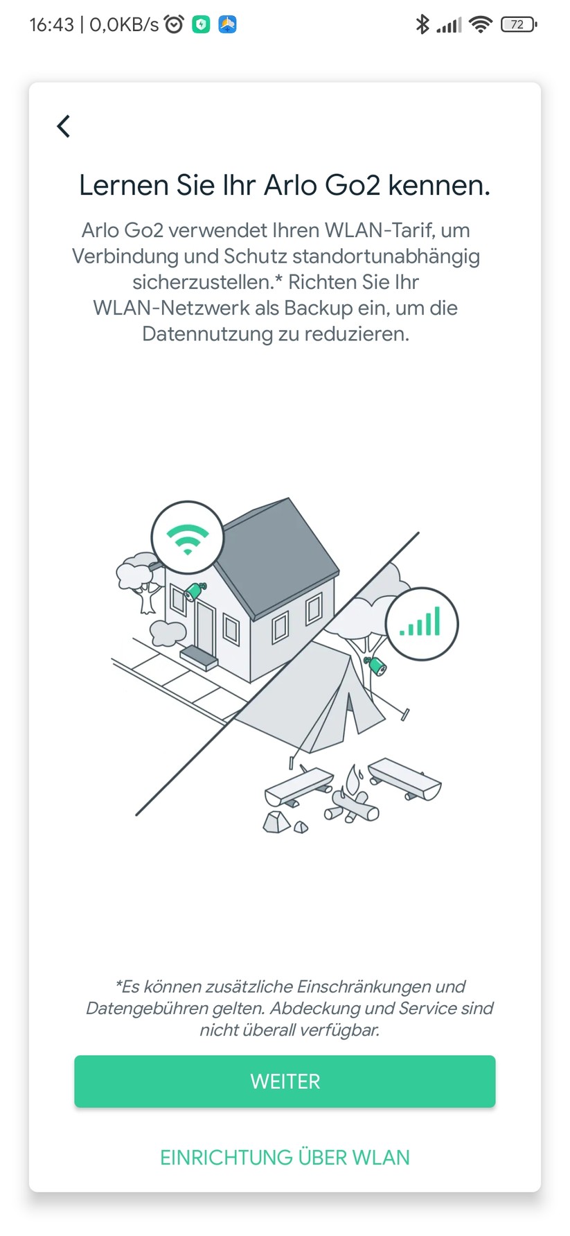 Arlo Go 2: Einrichtung