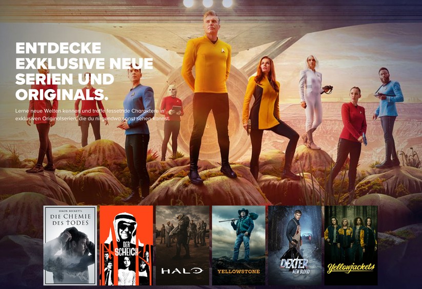 Zum Marktstart lag Paramount+ bei 59,99 Euro im Jahresabo.