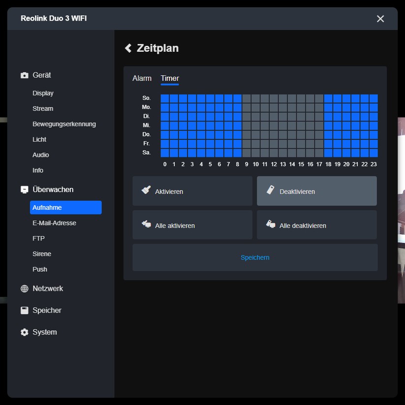 Reolink Duo 3 WiFi: Konfiguration mit Desktop-App