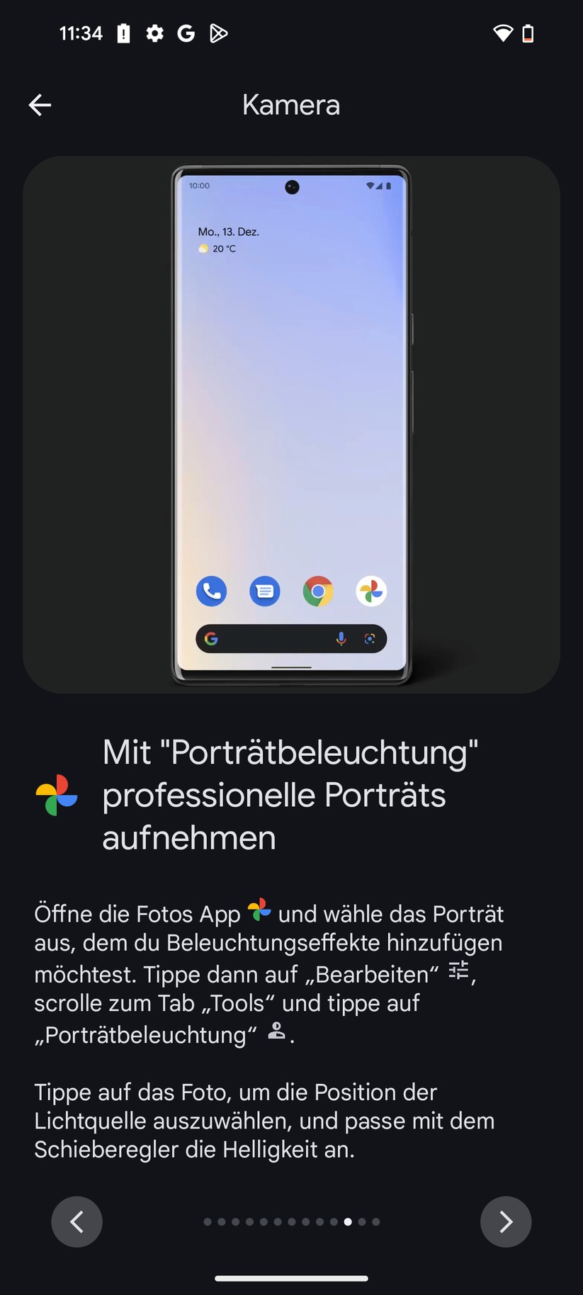 Google Pixel 8a Screenshot