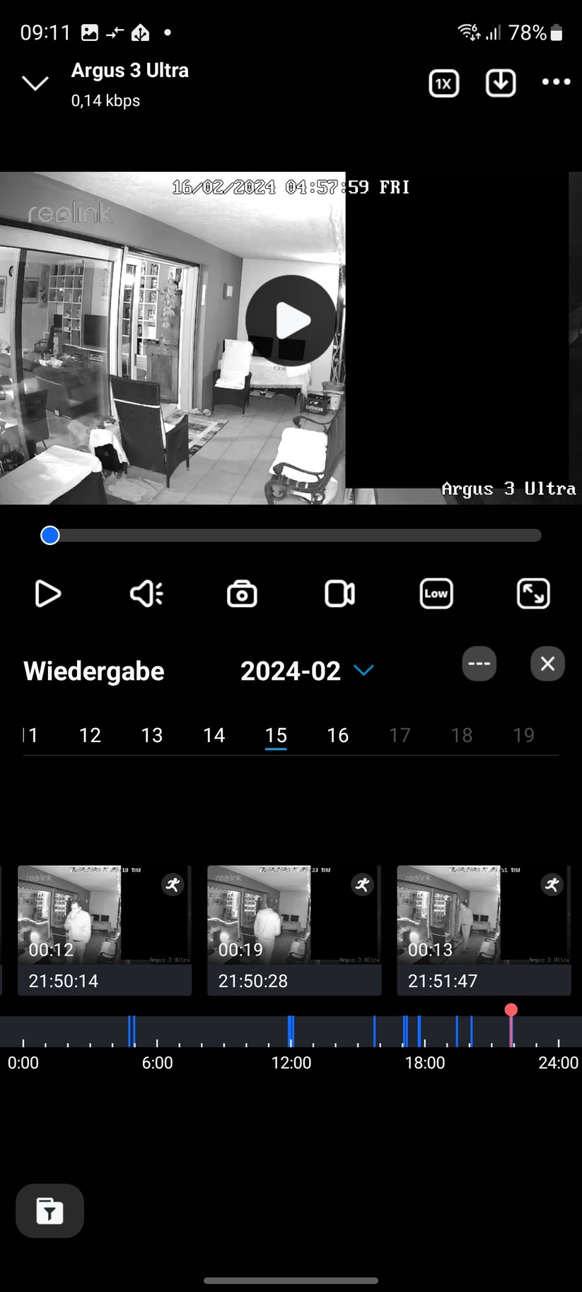 Reolink Argus 3 Ultra: Testaufnahmen