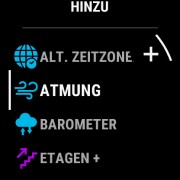  Auswahl zusätzlicher Anzeigeoptionen