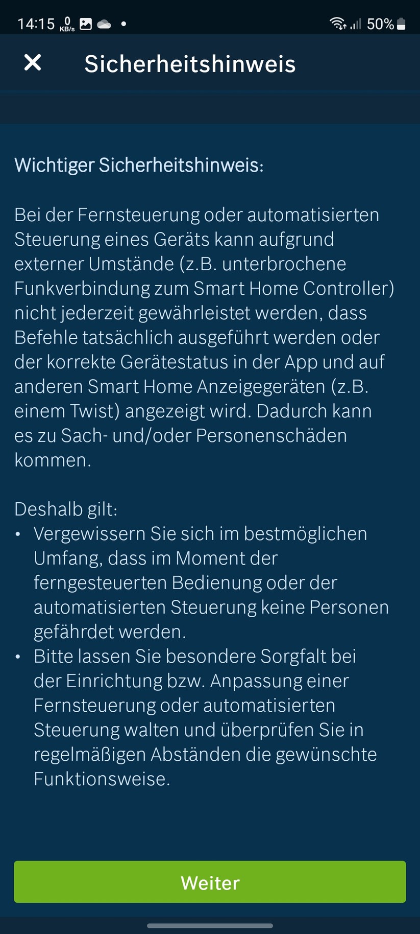 Bosch Heizkörper-Thermostat II: App