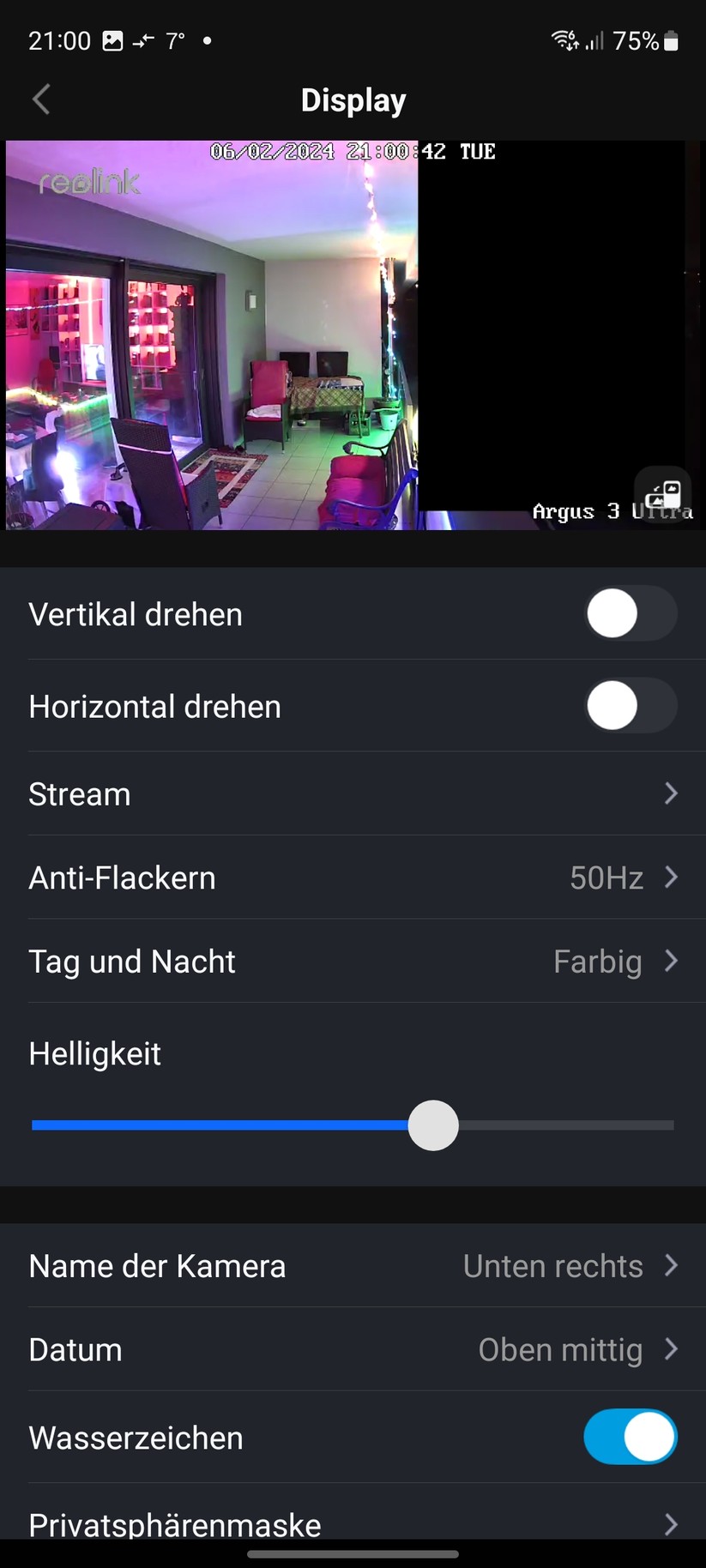 Reolink Argus 3 Ultra: Testaufnahmen