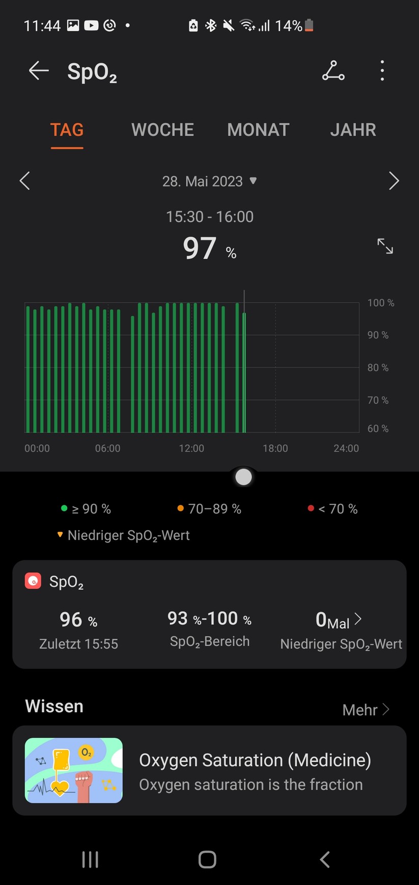 Honor Band 7 – App-Screenshots