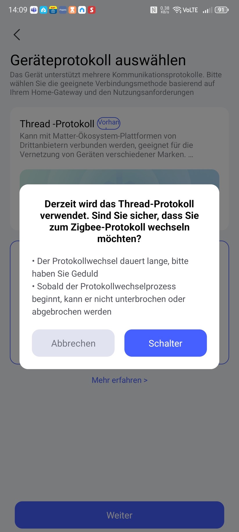 Komfortable und viele Funktionen: Aqara W500 mit Aqara-App