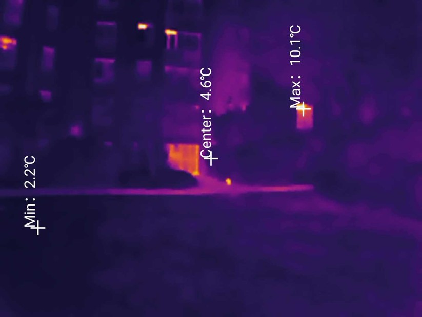 AGM Glory G1S - Wärmebildaufnahme 