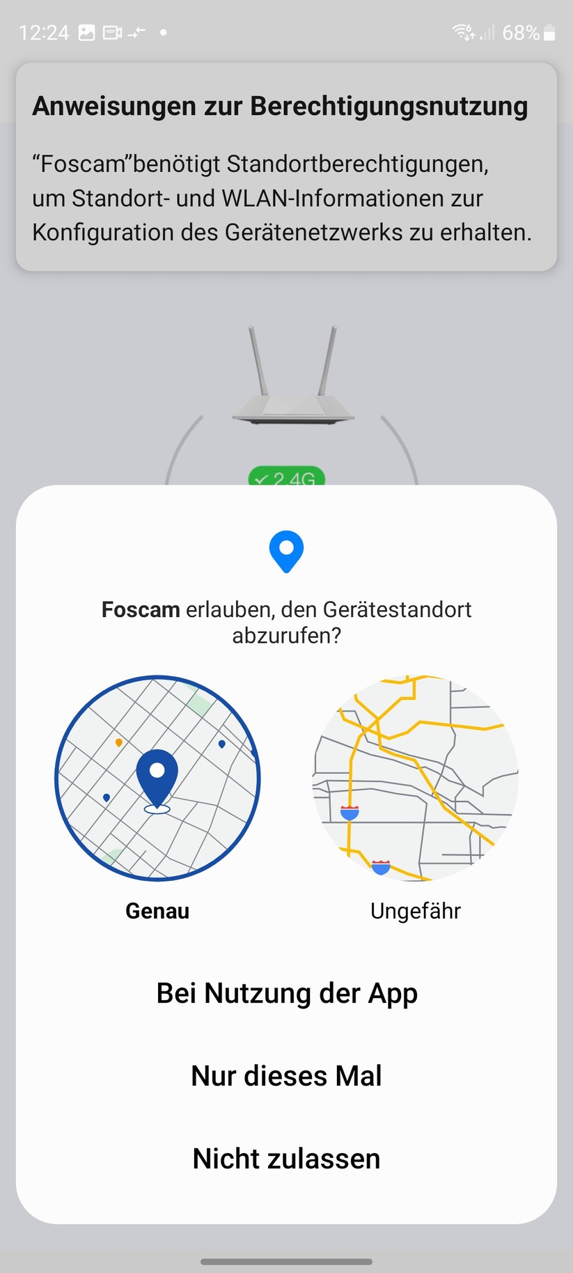 Foscam C5M 3K: Inbetriebnahme mit Foscam-App
