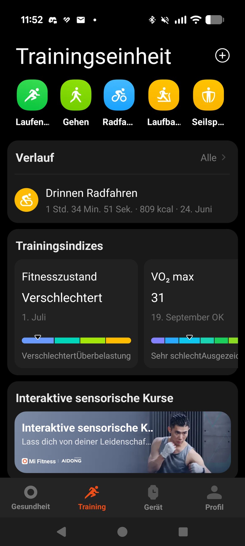 Mi Fitness App