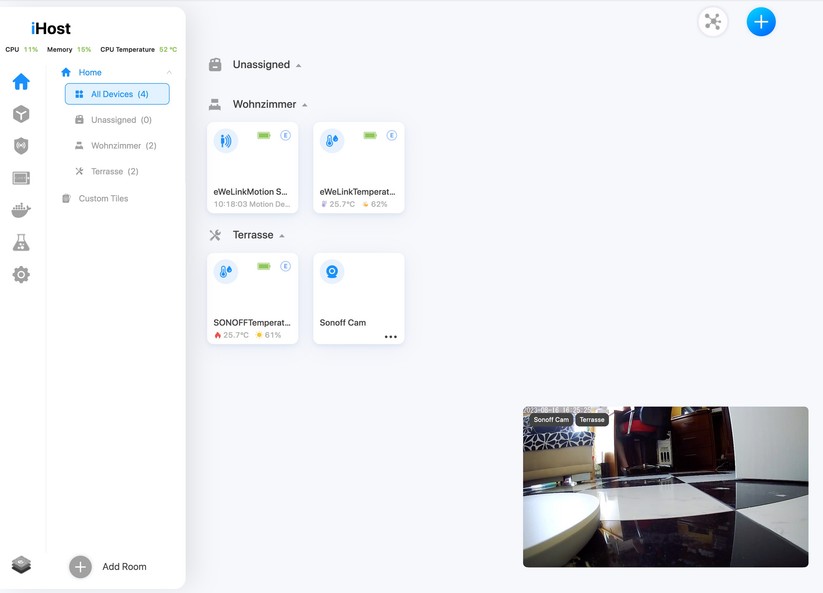 Smart-Home-Zentrale Sonoff iHost: Zigbee, Docker, Homebridge, Node-RED
