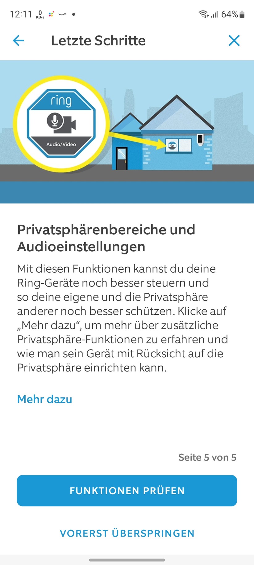 Ring Doorbell 4: Funktionen