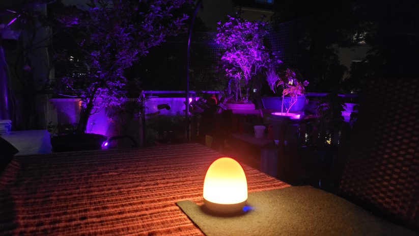 Innr Outdoor Spotlight OSL 130C, Govee RGBIC-Nachtlicht H6057