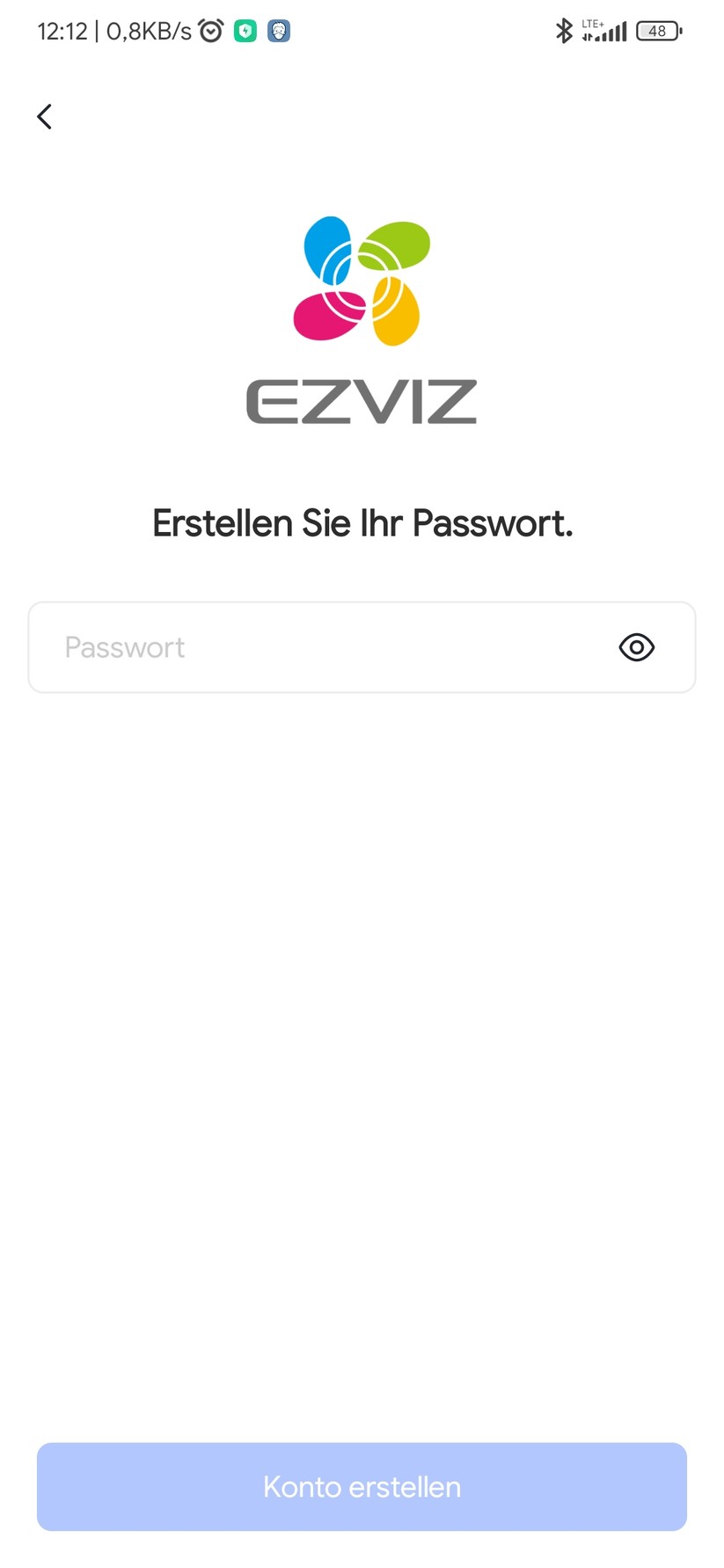 Ezviz LC3: App-Screenshots