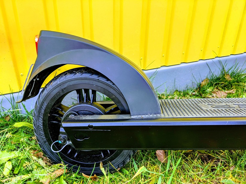 Die mechanischen Bremsen greifen gut.