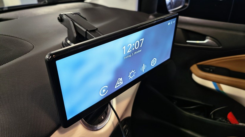 Carpodgo T4 Plus: Saugnapfhalterung