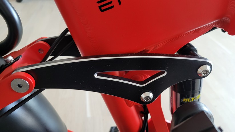  Faltbares E-Fatbike mit Doppelfederung und ergonomischer Sitzposition