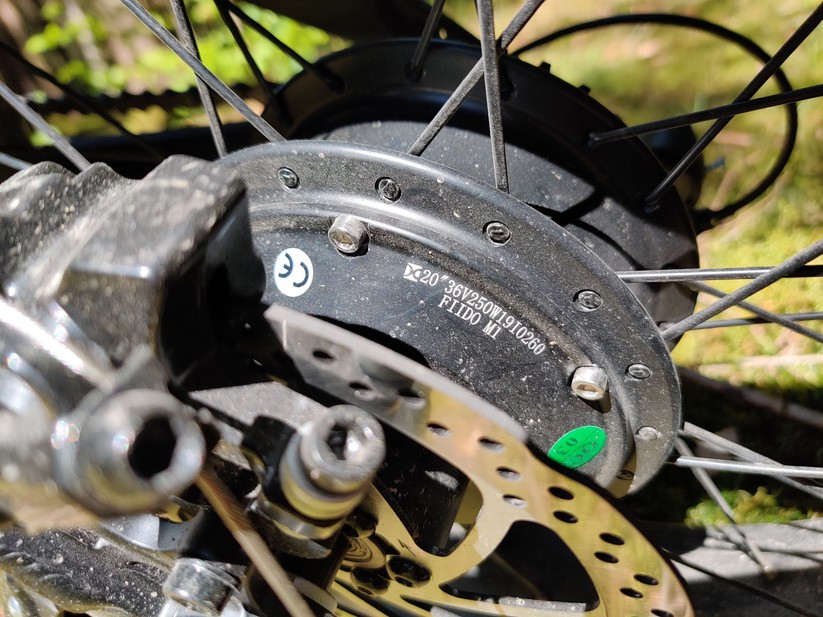 Der 250-Watt-Motor.