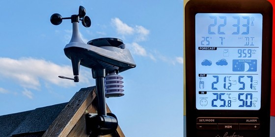 Wetterstation mit Außensensor