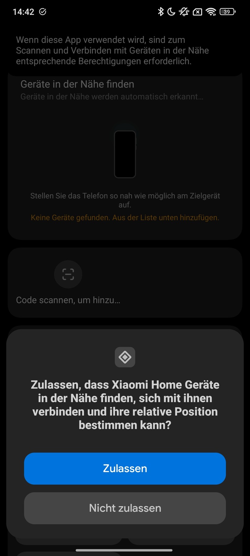 Xiaomi BE3600 Pro – App
