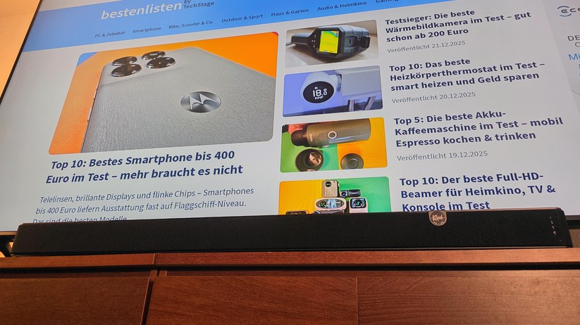 Dolby Atmos, kräftiger Bass ohne Subwoofer, einfache Einrichtung – das ist die Klipsch Flexus Core 200.