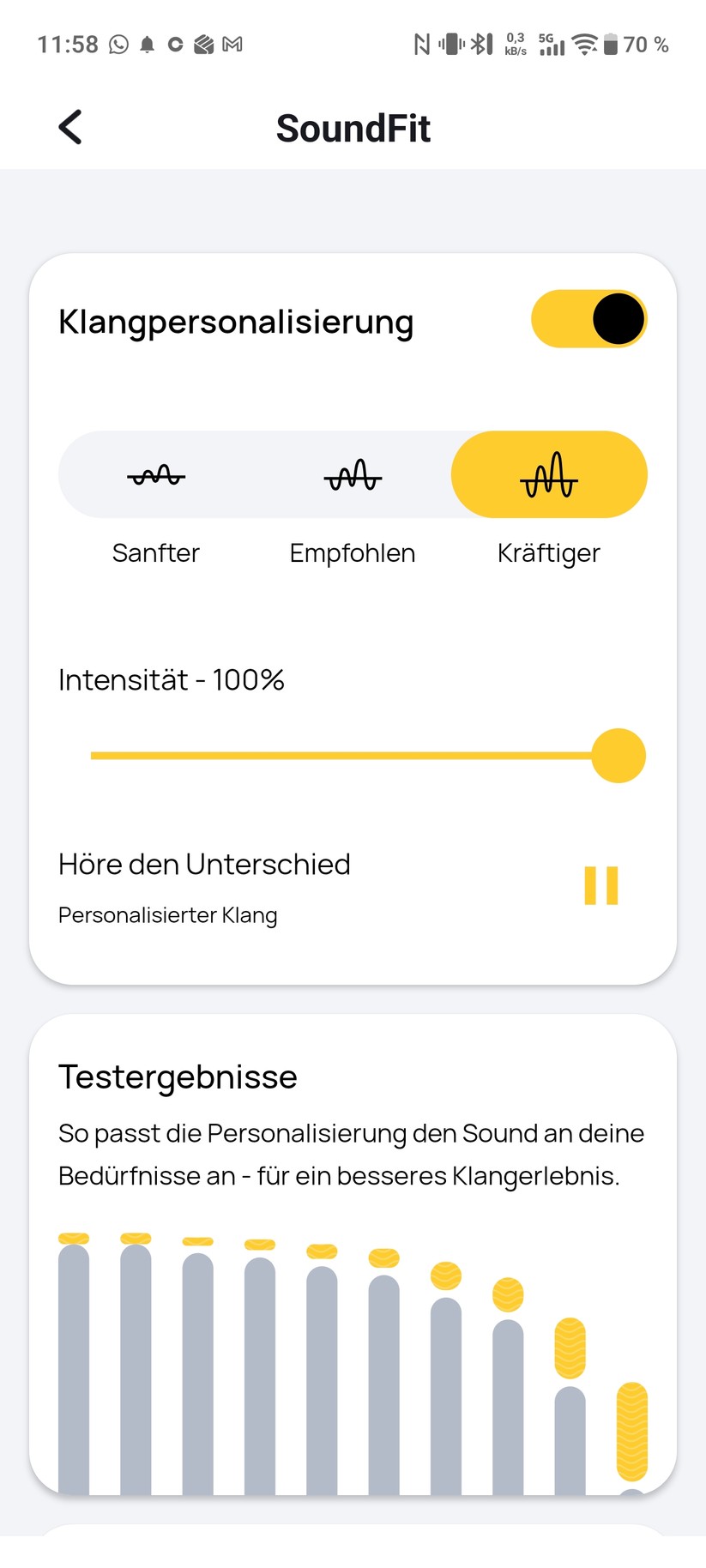 Baseus Inspire XH1 Screenshot