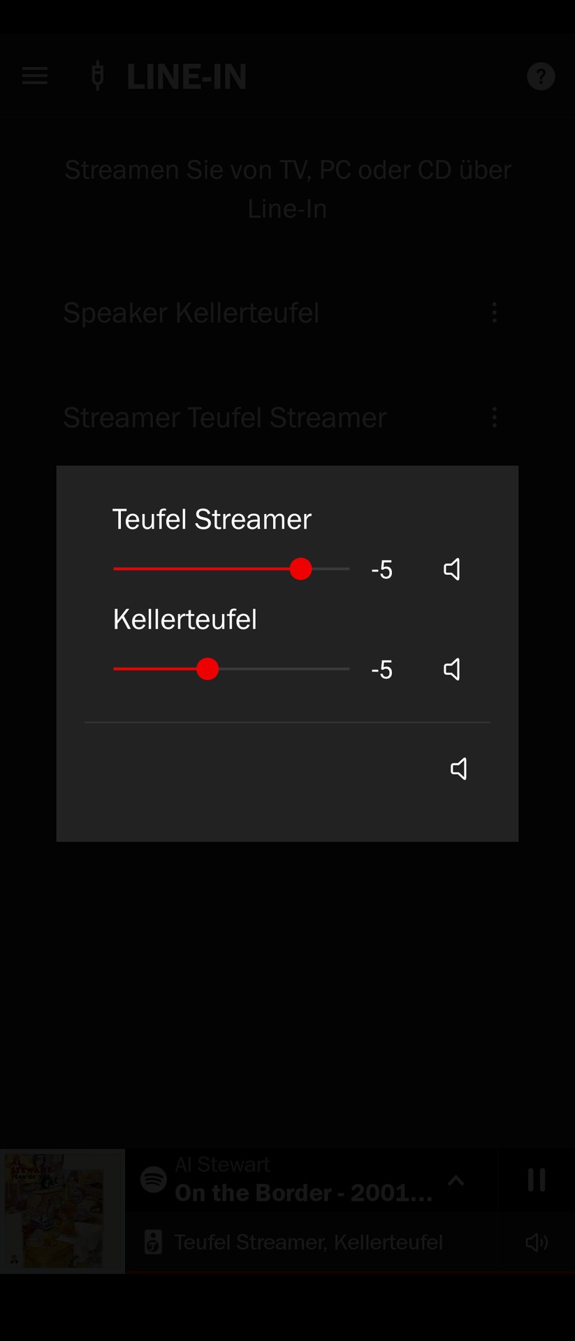 Teufel Streamer App