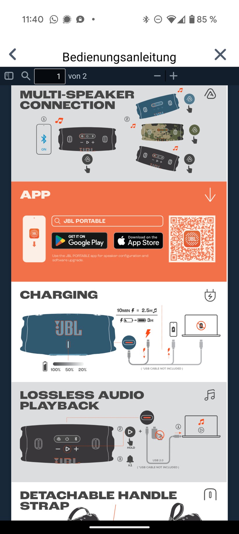 JBL Charge 6 Screenshot
