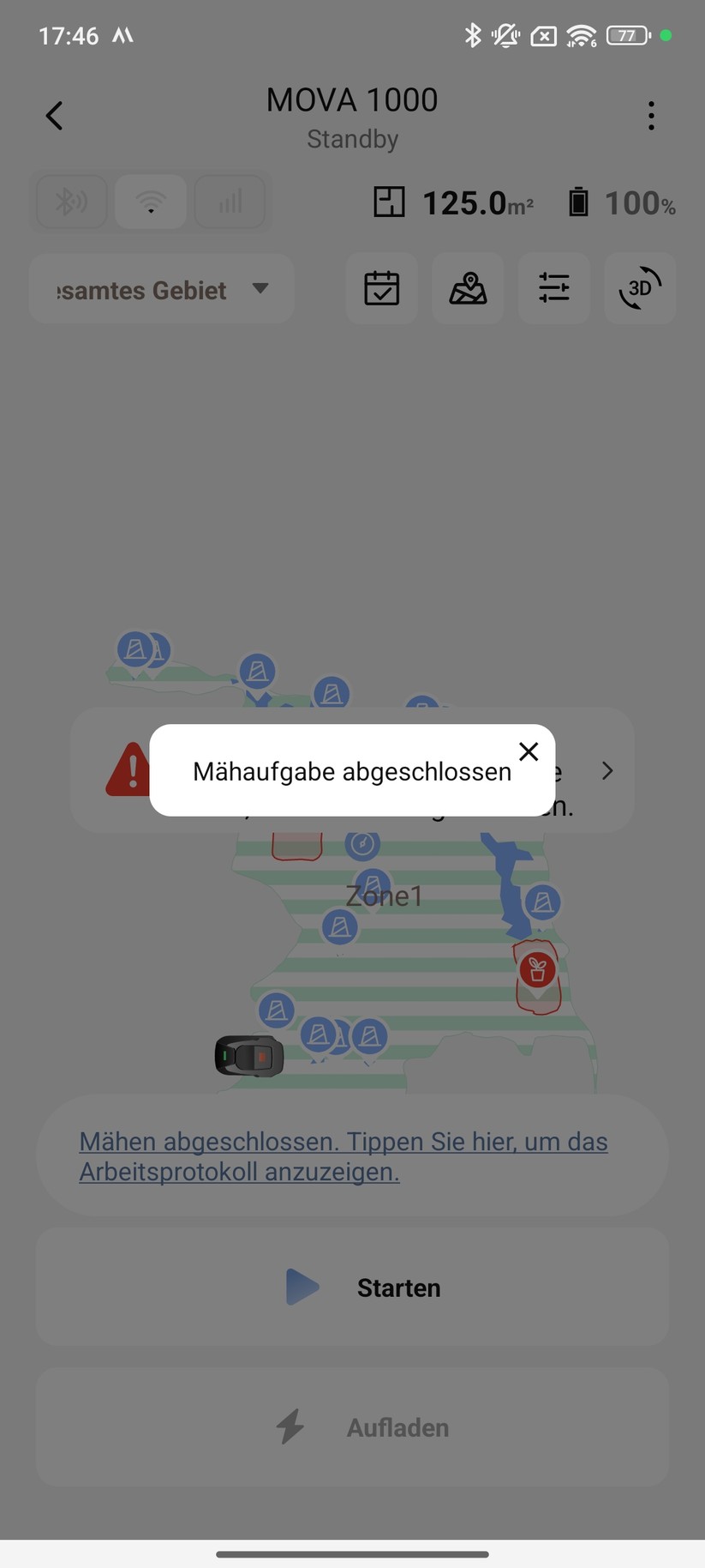 Mova 1000 – App