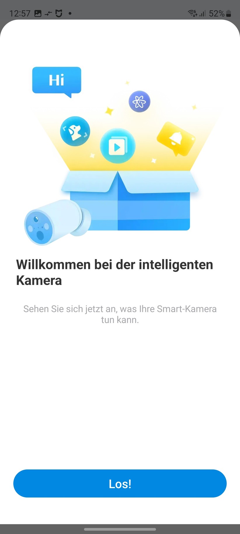 TP-Link C425: Das Set-up der Überwachungskamera erfolgt mit der Tapo-App, für die allerdings ein Konto erforderlich ist. Die App informiert dabei nicht nur die Funktionen der C425, sondern gibt auch Tipps zum Aufstellort.