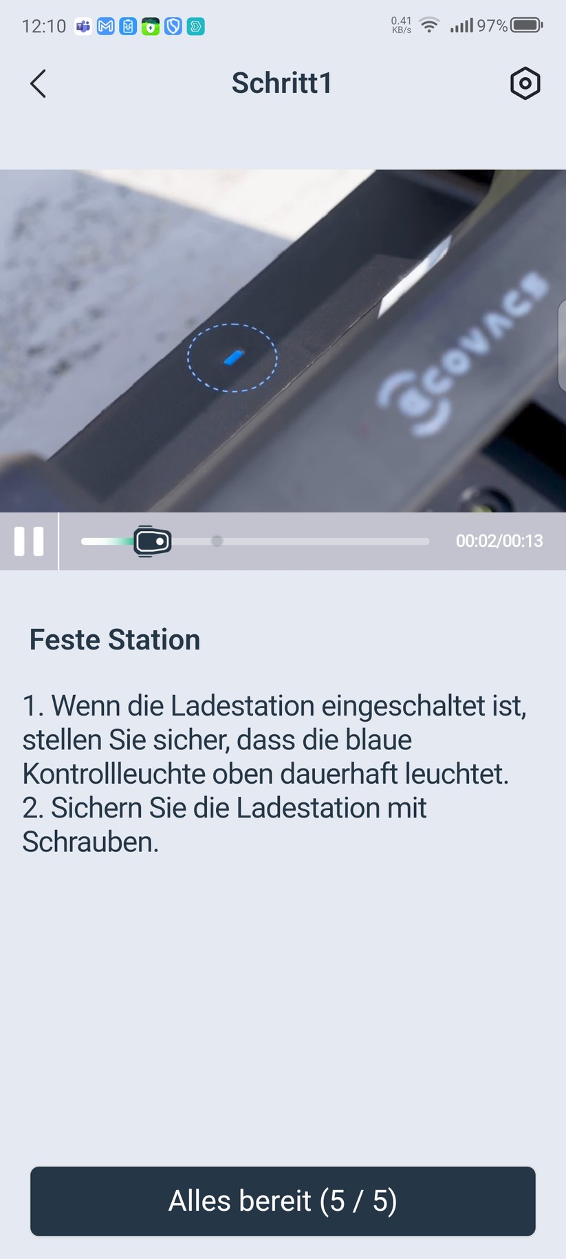 Inbetriebnahme und Kartierung