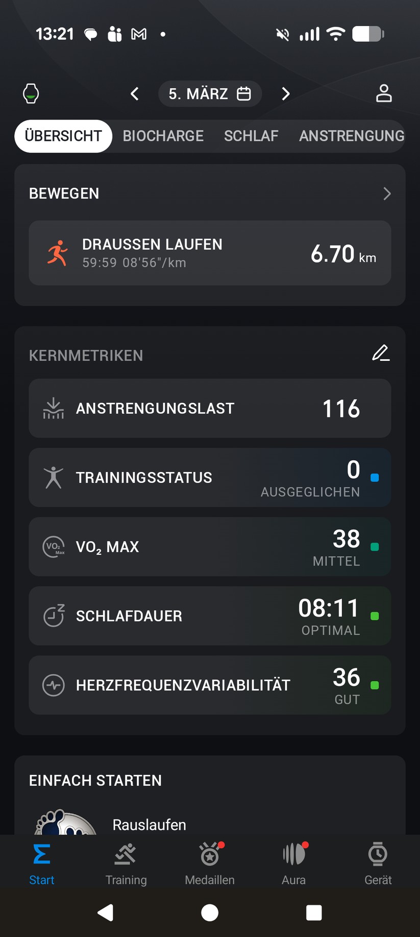 Amazfit Active Max - Bilder App 