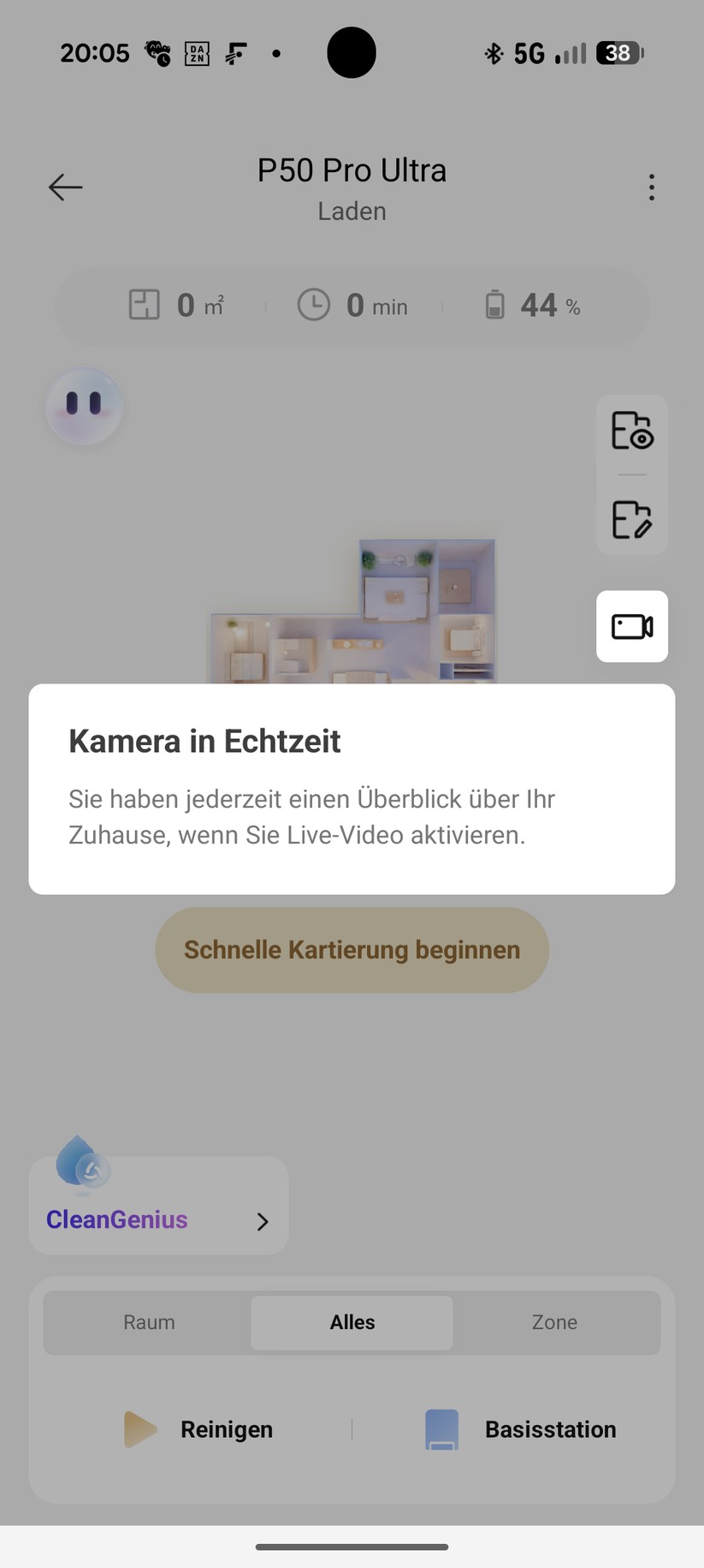 Mova P50 Pro Ultra – App & Einrichtung
