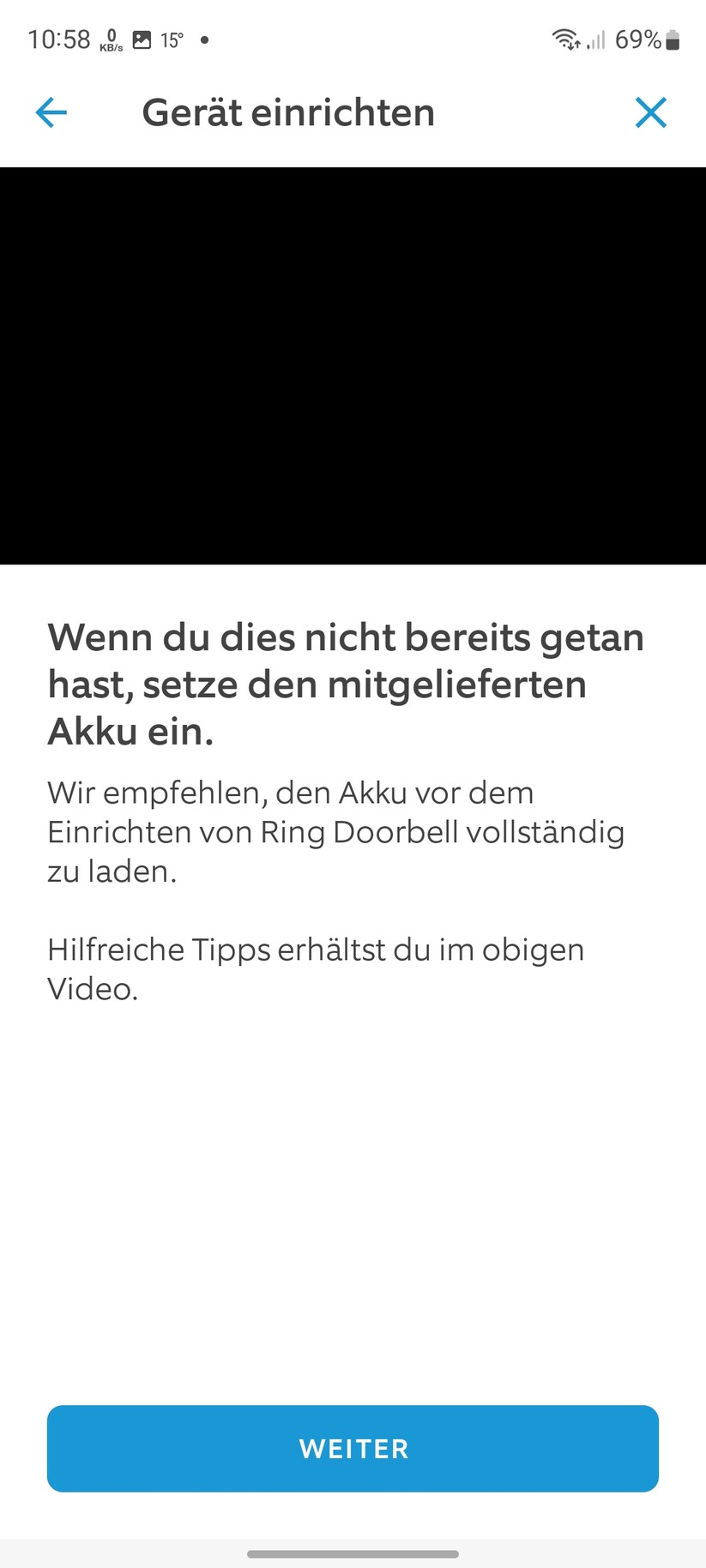 Ring Doorbell 4: Einrichtung