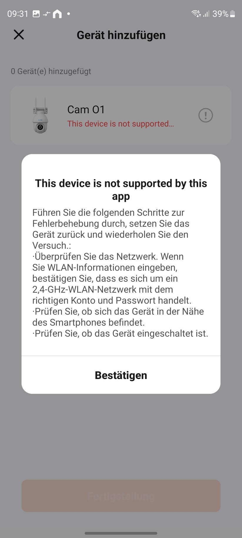 Owltron Cam O1: Inbetriebnahme mit Owltron-App