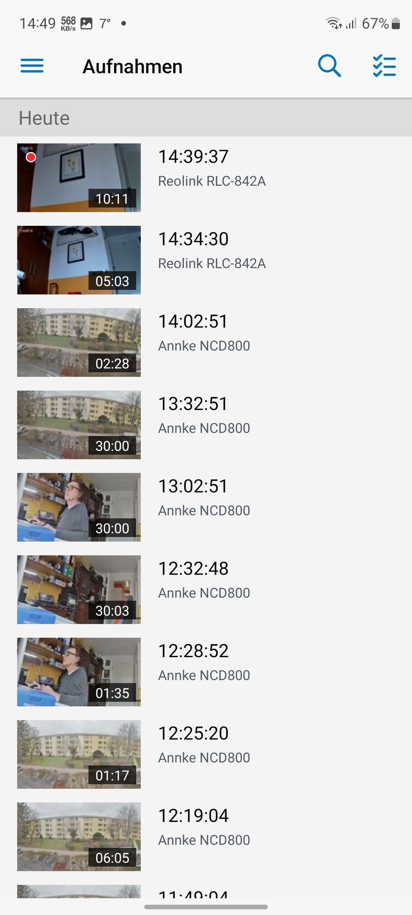 Mobile App Synology DS Cam