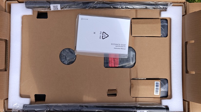 Ecovacs Goat O600 RTK bietet eine Schnittbreite von 19 cm und ist für Rasenflächen bis 600 m². 