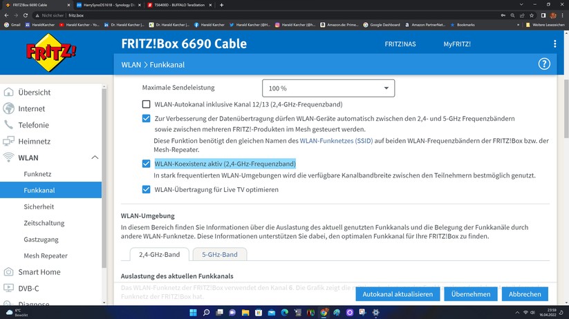 Fritzbox 6690 Cable - Konfiguration 