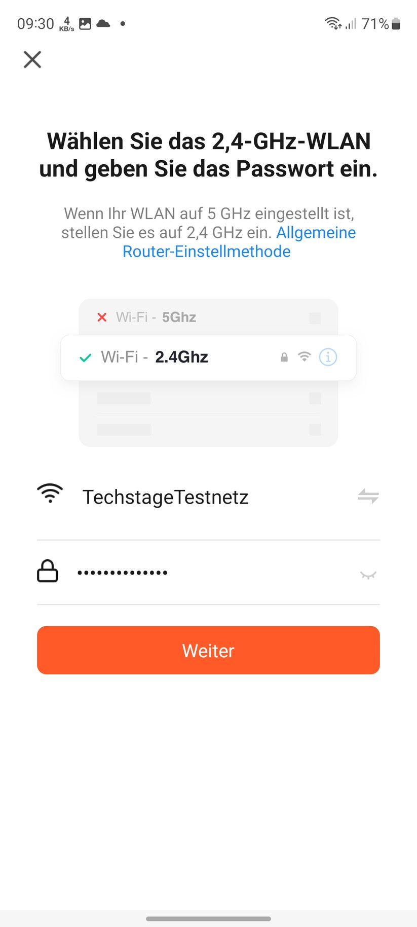 7Links-IPC-675: App, Inbetriebnahme, Einstellungen, Sichtfeld